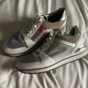 Michael Kors Silver Sneakers